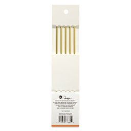 Boye Aluminum Doublepoint Knitting Needles - Pkg of 5, US 2, 7" - back of packaging