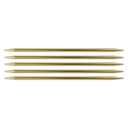 Boye Aluminum Doublepoint Knitting Needles - Pkg of 5, US 8, 7"