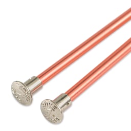 Boye Aluminum Knitting Needles - US 7, 10" - close-up