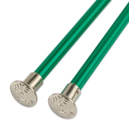 Boye Aluminum Knitting Needles - US 9, 10" - close-up