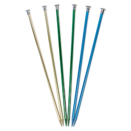 Boye Aluminum Knitting Needles - Set of 3, US 8/9/10, 10"