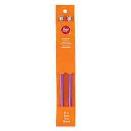 Boye Aluminum Knitting Needles - US 11, 10" - front of packaging