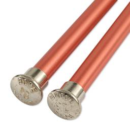 Boye Aluminum Knitting Needles - US 13, 10", close-up