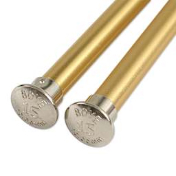 Boye Aluminum Knitting Needles - US 15, 10" - close-up