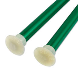 Boye Aluminum Knitting Needles - US 17, 10" - close-up
