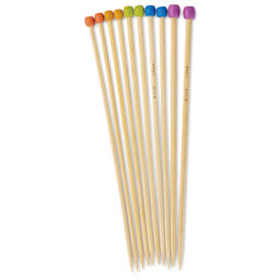 Boye Bamboo Knitting Needles - Set of 5, US 6 - 10, 10" - out of packaging