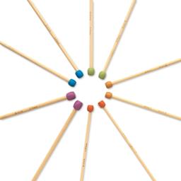 Boye Bamboo Knitting Needles - Set of 5, US 6 - 10, 10" - in a circle