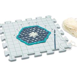 Boye Interlocking Blocking Board - Grid - in use (materials not included)