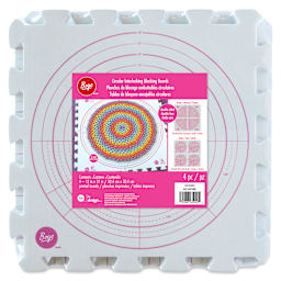 Boye Interlocking Blocking Boards - Circle Print, Pkg of 4 - front of packaging