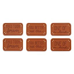 Boye Project Labels - Sarcasm, Pkg of 6