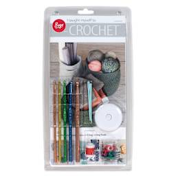 Boye I Taught Myself to Crochet Kit - Set of 30 - front of packaging