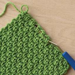 Boye Latch Hook Tool - in use (yarn not included)