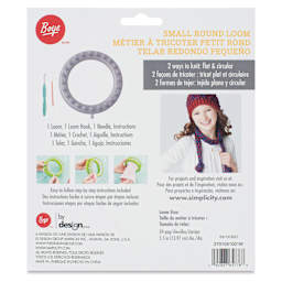 Boye Looms - Round, Small - back of packaging