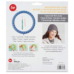Boye Looms - Round, Medium - back of packaging