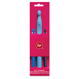 Boye Plastic Crochet Hook - Set of 3, US L/P/Q - front of packaging