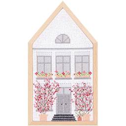 Rico Design Counted Cross Stitch House Kit - Spring House