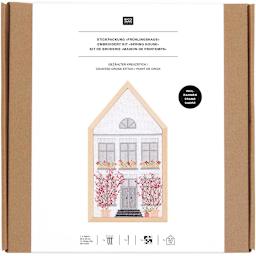 Rico Design Counted Cross Stitch House Kit - Spring House front of packaging