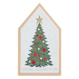 Cross Stitch Kits Spring House Kit - Christmas Tree