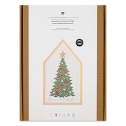 Cross Stitch Kits Spring House Kit - Christmas Tree front of packaging