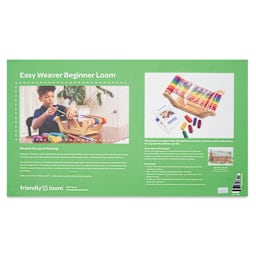 Friendly Loom Easy Weaver Loom Kit back of packaging