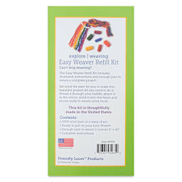  Friendly Loom Easy Weaver Refill Kit back of package