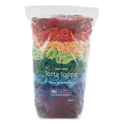 Friendly Loom Pro Size Cotton Loops - Rainbow, Lotta Loops