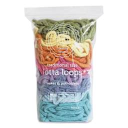 Friendly Loom Traditional Size Cotton Loops - Botanicals, Lotta Loops