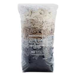 Friendly Loom Traditional Size Cotton Loops - Neutrals, Lotta Loops