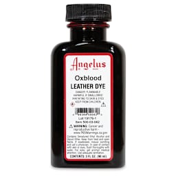 Angelus Leather Dye - Oxblood, 3 oz, Bottle