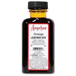 Angelus Leather Dye - Orange, 3 oz, Bottle