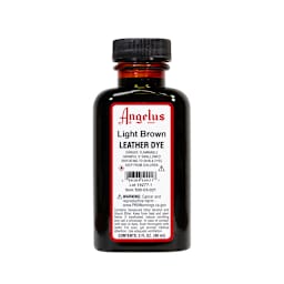 Angelus Leather Dyes Light Brown - 3 oz. Dauber Bottle
