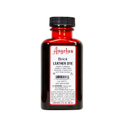 Angelus Leather Dyes Brick - 3 oz. Dauber Bottle