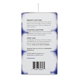 Rit Indigo Shibori Tie Dye Kit - Back of package shown