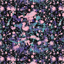 Cricut Infusible Ink Patterned Transfer Sheets - Splash, 12" x 12", 4 Sheets, Pink and Purple Splash