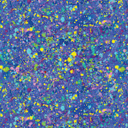 Cricut Infusible Ink Patterned Transfer Sheets - Rainbow Paint Splash, 12" x 12" - blue sheet