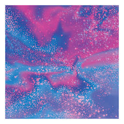 Cricut Infusible Ink Patterned Transfer Sheets - Purple Watercolor Splash, 4-1/2" x 12" (Sheet)