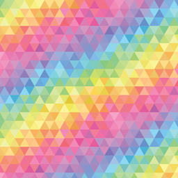 Cricut Infusible Ink Patterned Transfer Sheets - Rainbow Triangle