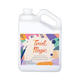 Terial Magic Fabric Stabilizer Spray - Front of 1 Gallon Refill Bottle