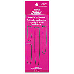 Susan Bates Stitch Holders - 4 various sizes, shown in package