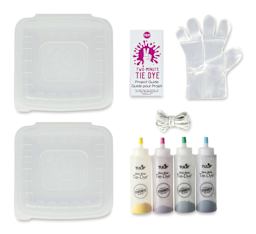 Tulip Two-Minute Tie-Dye Kit - Fruit Punch (Kit contents)