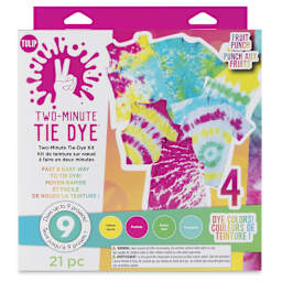 Tulip Two-Minute Tie-Dye Kit - Fruit Punch (Front of packaging)