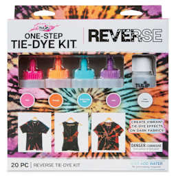 Tulip Reverse Tie-Dye Kit - Set of 4 Colors with Color Changer (front of packaging)
