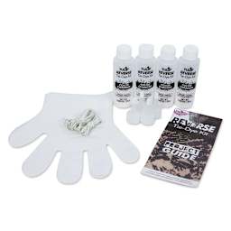 Tulip Reverse Tie-Dye Kit - Pkg of 4 Color Changers (Kit contents)