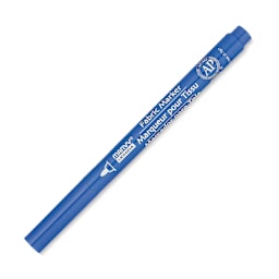 Marvy Uchida Fine Point Fabric Marker - Blue (Cap on)