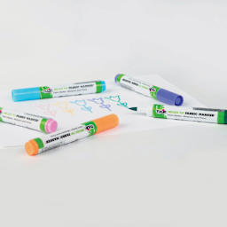 Tulip Brush Tip Fabric Markers (Assorted fabric markers with drawing of flowers)