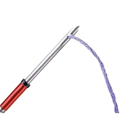 Singer 7-In-1 Punch Needle Set, thread going in the needled (thread not included)