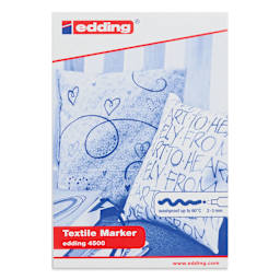 Edding 4500 Textile Markers - Basic, Set of 10, front of the packaging