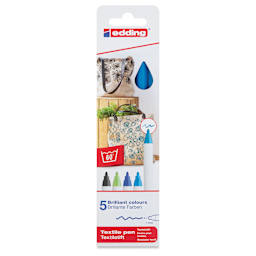 Edding 4600 Textile Pens - Cool Set
