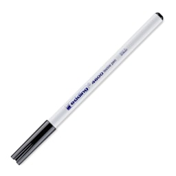 Edding 4600 Textile Pen - Black, cap on