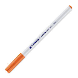 Edding 4600 Textile Pen - Orange, cap on